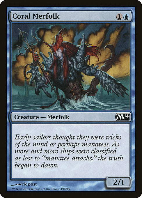 Coral Merfolk - Foil
