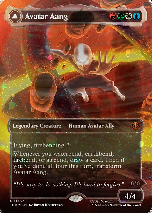Avatar Aang - Raised Foil