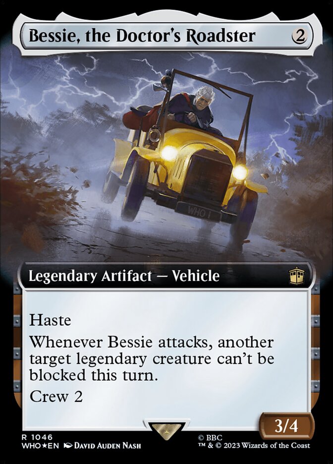 Bessie, the Doctor's Roadster - Surge Foil
