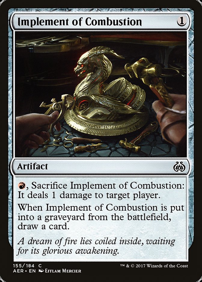Implement of Combustion - Foil