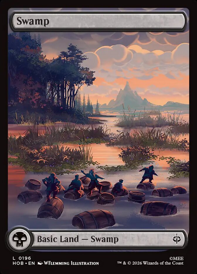 Swamp (196) - Full Art - Foil