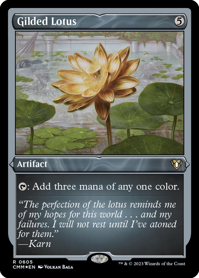 Gilded Lotus - Foil-Etched