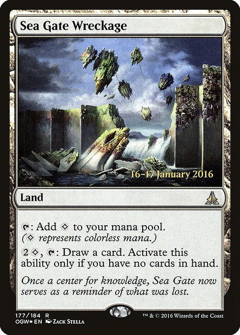Sea Gate Wreckage - Foil - Prerelease Promo