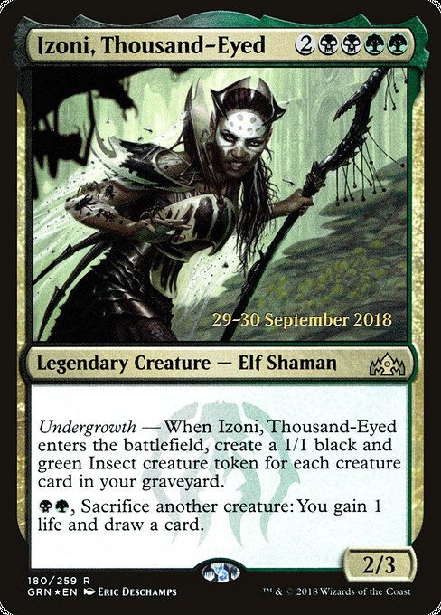 Izoni, Thousand-Eyed - Foil - Prerelease Promo