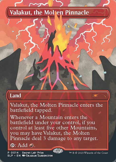 Valakut, the Molten Pinnacle - Foil - Secret Lair Prize