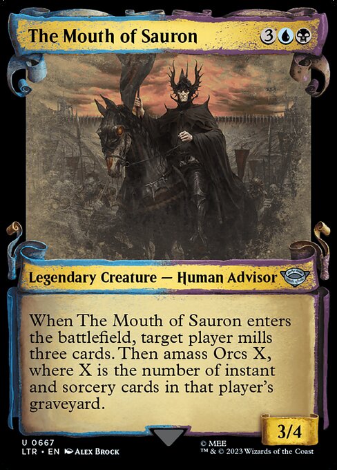 The Mouth of Sauron - Silver Foil