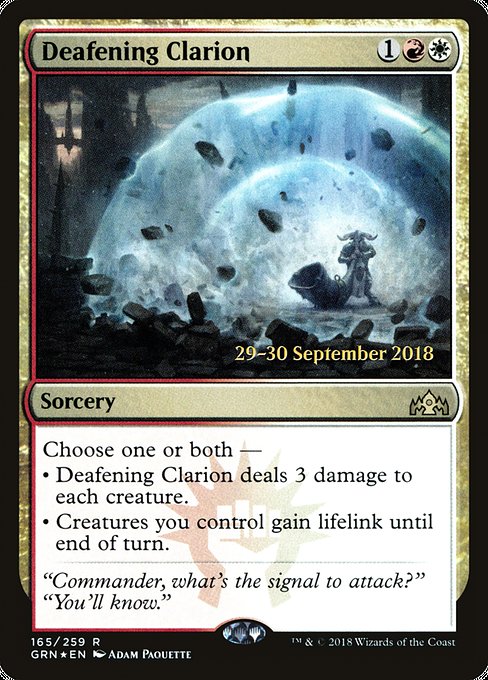 Deafening Clarion - Foil - Prerelease Promo