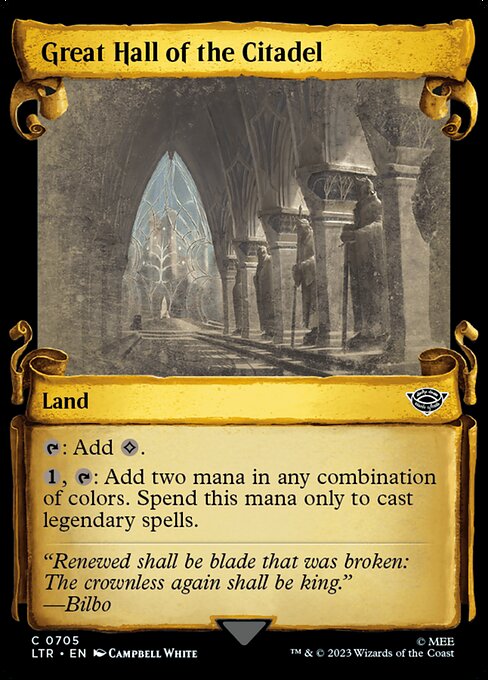 Great Hall of the Citadel - Silver Foil