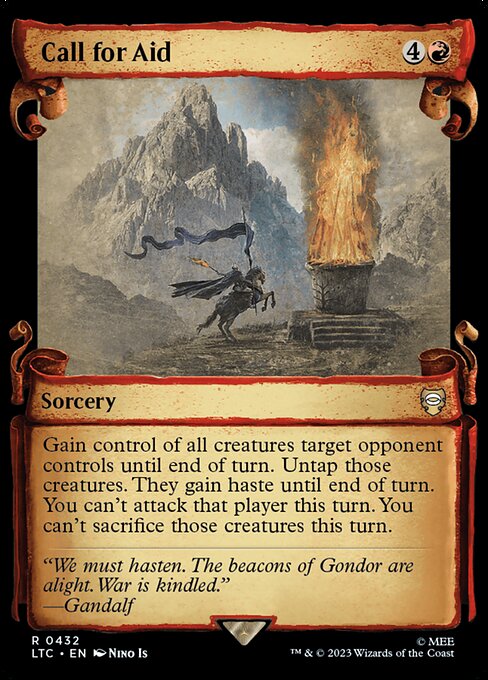 Call for Aid - Silver Foil