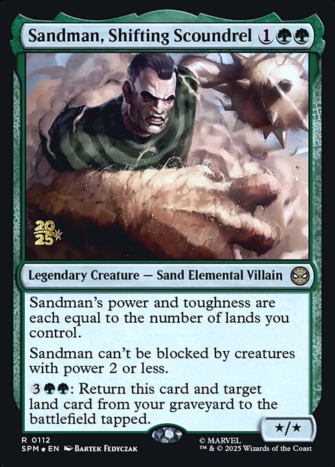 Sandman, Shifting Scoundrel - Foil - Prerelease Promo