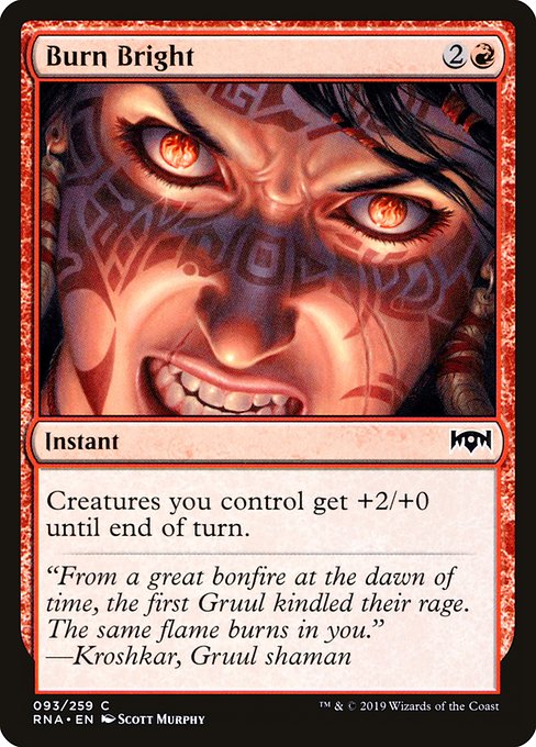 Burn Bright - Foil