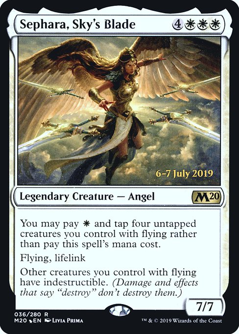 Sephara, Sky's Blade - Foil - Prerelease Promo