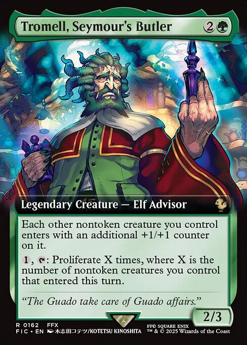 Tromell, Seymour's Butler - Foil