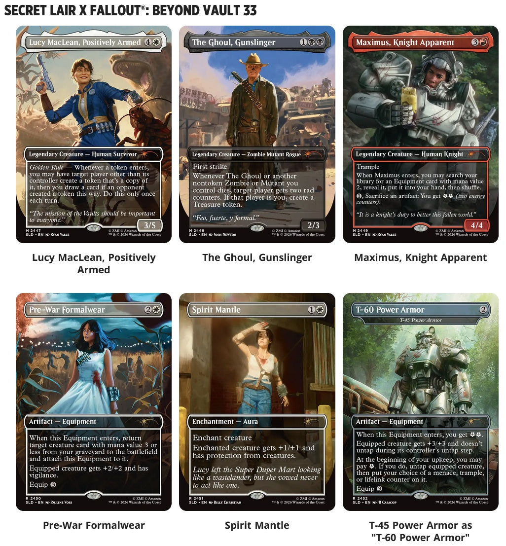 MTG - Secret Lair - Fallout - Beyond Vault 33 (Non-Foil)