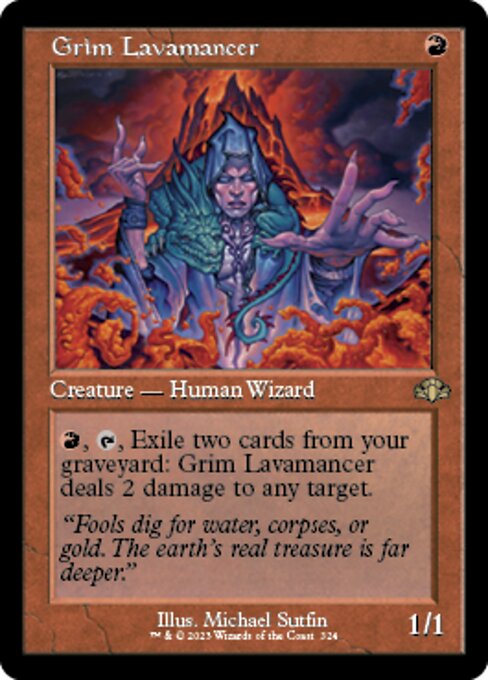 Grim Lavamancer - Foil