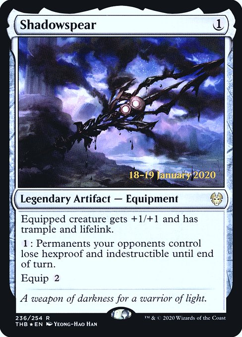 Shadowspear - Foil - Prerelease Promo