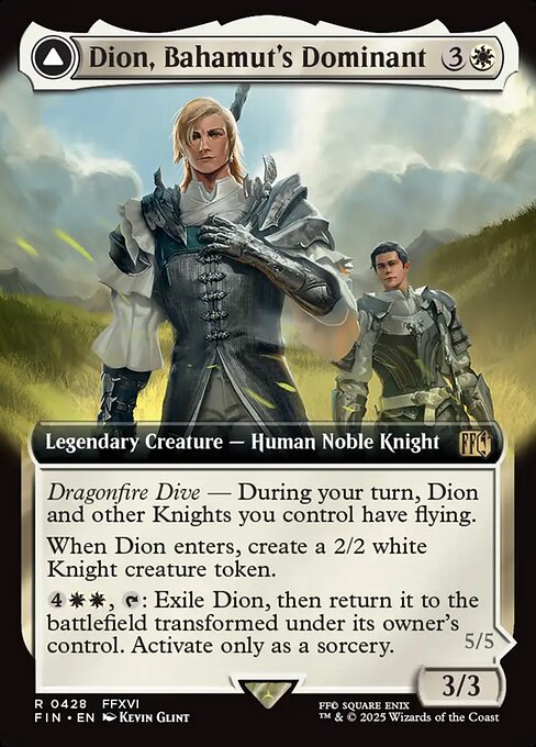 Dion, Bahamut's Dominant - Foil
