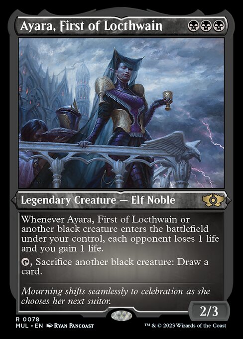 Ayara, First of Locthwain - Foil-Etched