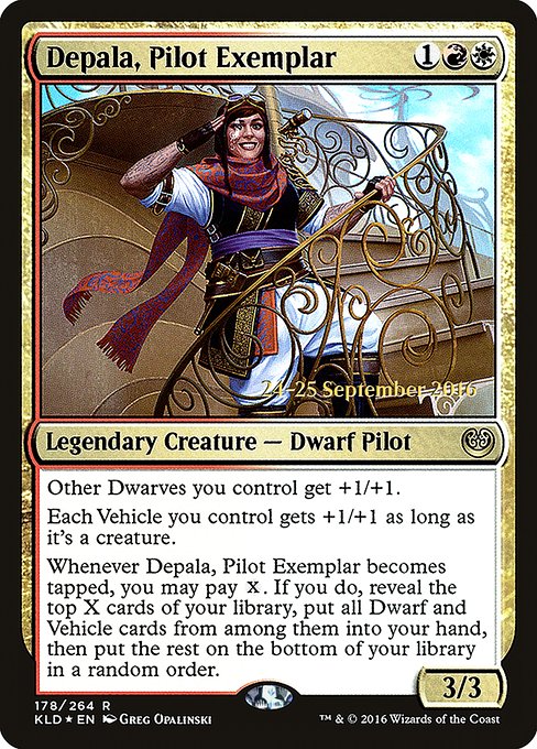 Depala, Pilot Exemplar - Foil - Prerelease Promo