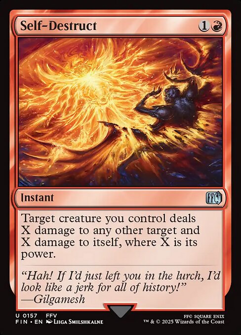 Self-Destruct - Foil