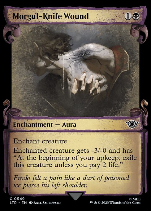 Morgul-Knife Wound - Silver Foil
