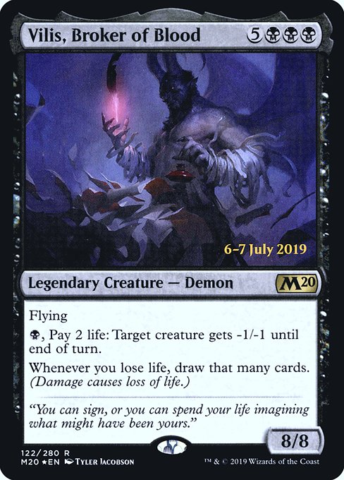 Vilis, Broker of Blood - Foil - Prerelease Promo