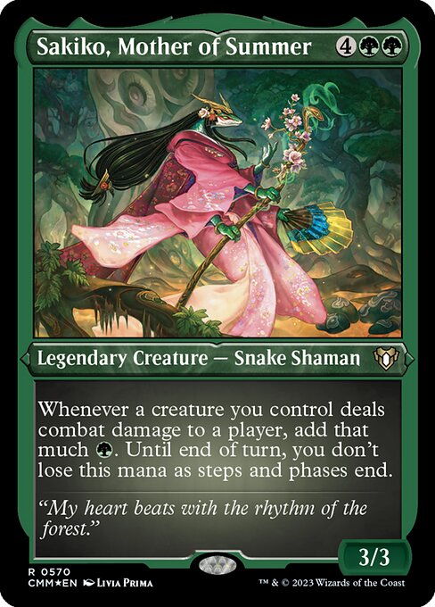 Sakiko, Mother of Summer - Foil-Etched