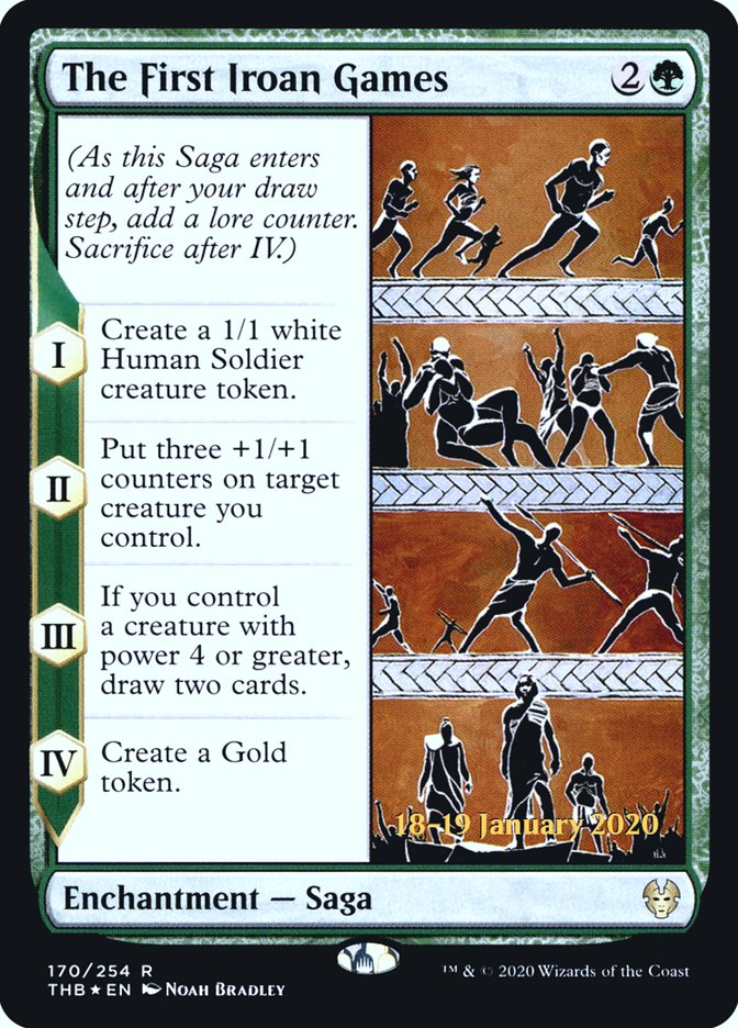The First Iroan Games - Foil - Prerelease Promo