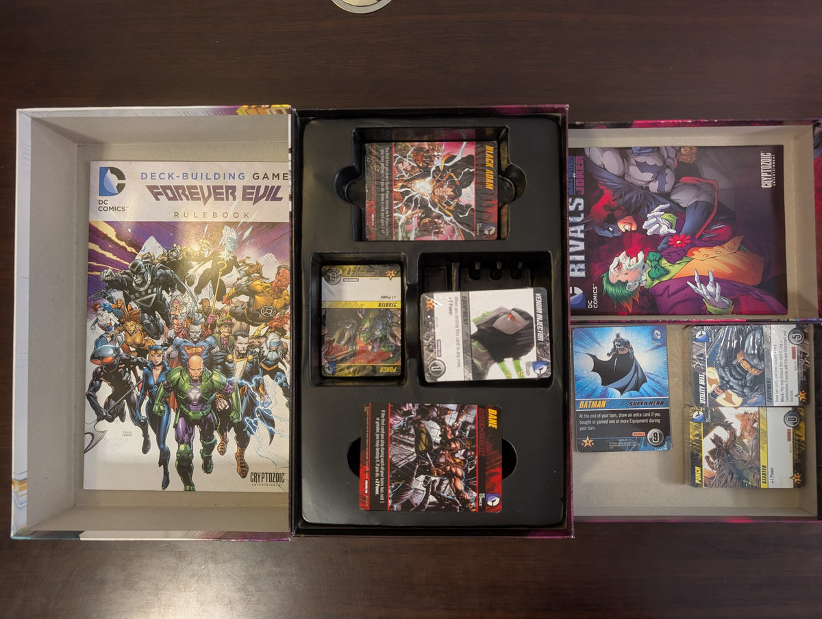 DC Comics Deck-Building Game Forever Evil + Rivals: Batman vs. The Joker