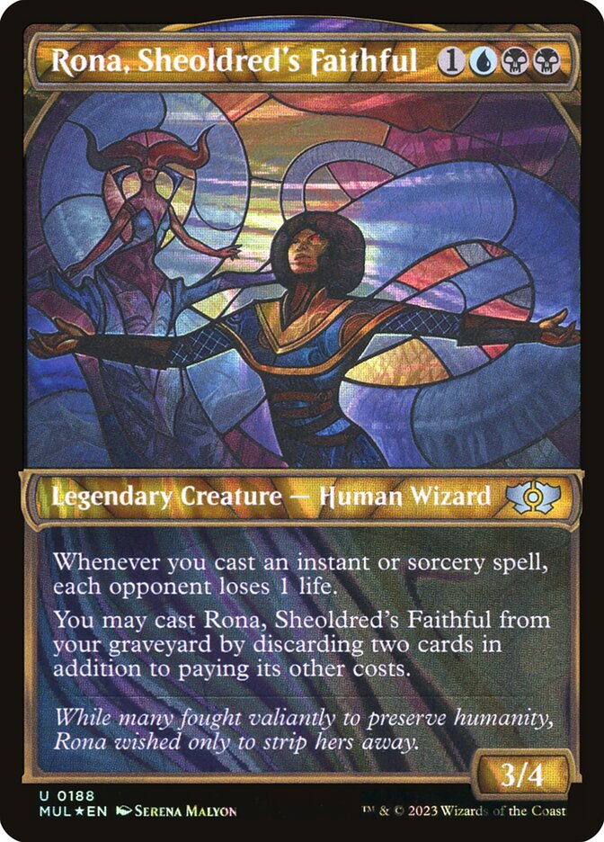 Rona, Sheoldred's Faithful - Halo Foil
