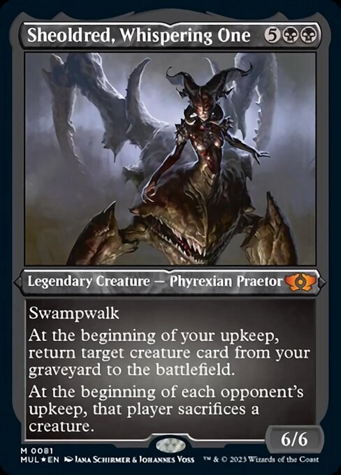 Sheoldred, Whispering One - Foil-Etched