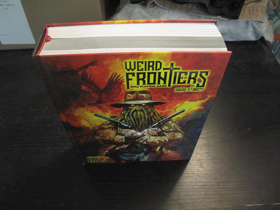 Weird Frontiers RPG game Hardcover