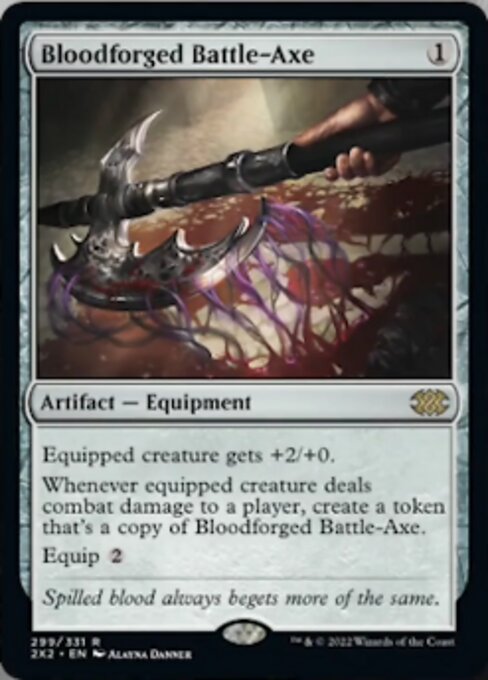 Bloodforged Battle-Axe - Foil