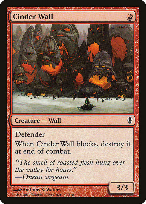 Cinder Wall - Foil