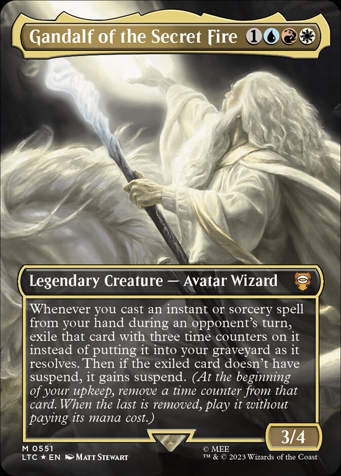 Gandalf of the Secret Fire - Surge Foil