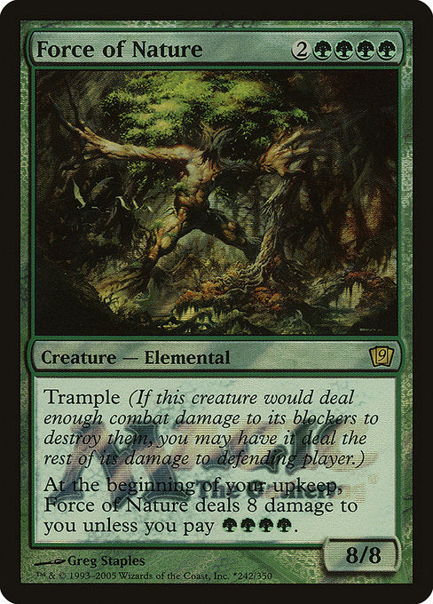 Force of Nature - Foil - Prerelease Promo