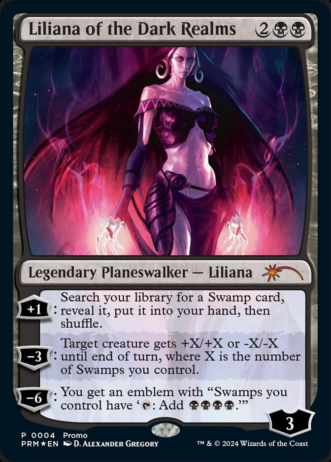 Liliana of the Dark Realms - Foil - Store Promo