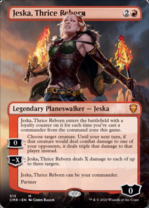 Jeska, Thrice Reborn - Borderless Foil
