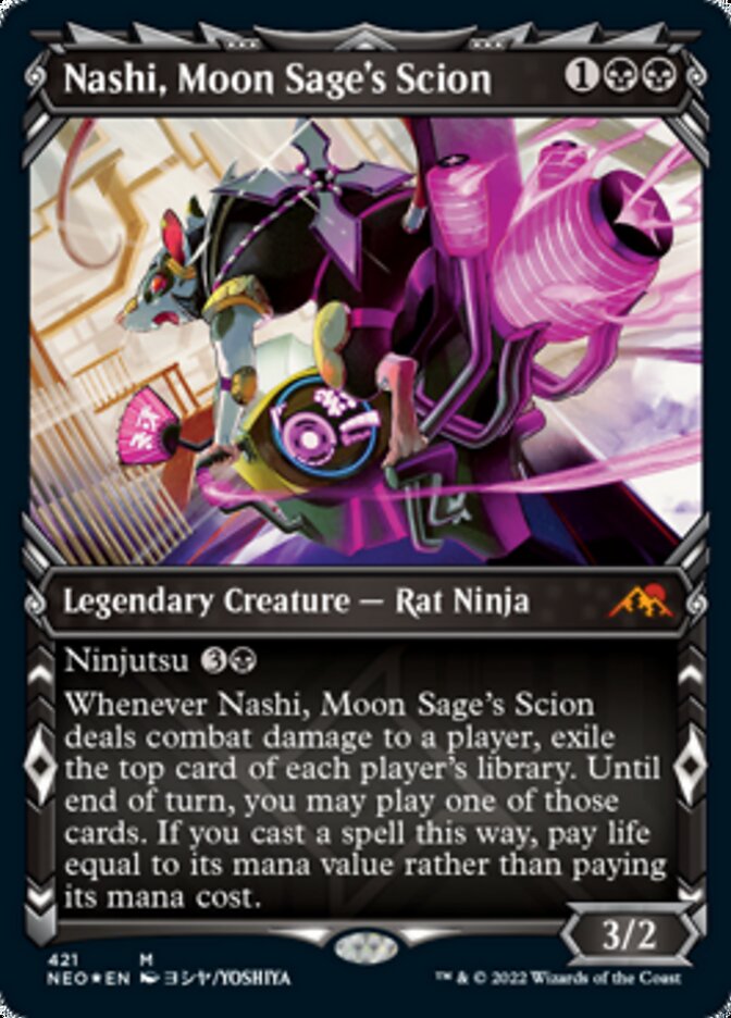 Nashi, Moon Sage's Scion - Foil Etched
