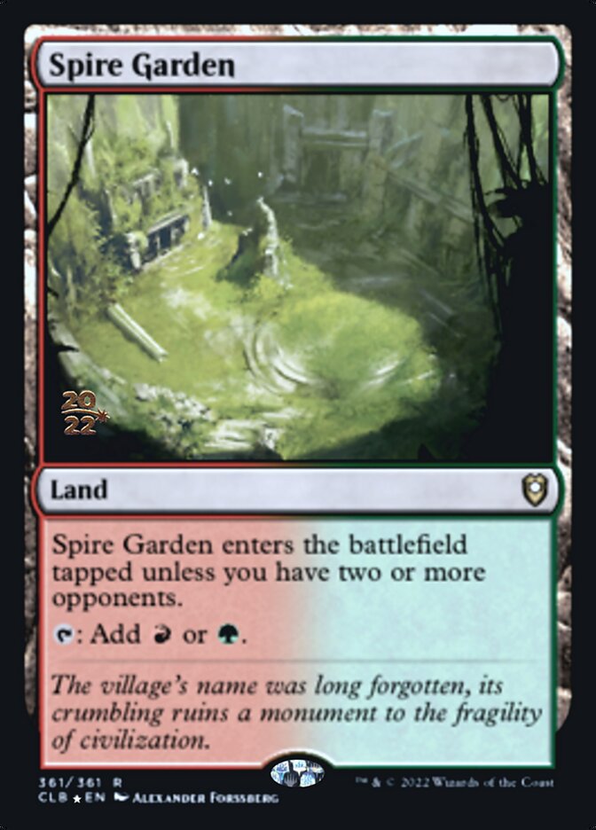 Spire Garden - Prerelease Promo - Foil