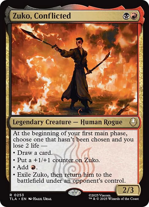 Zuko, Conflicted - Foil