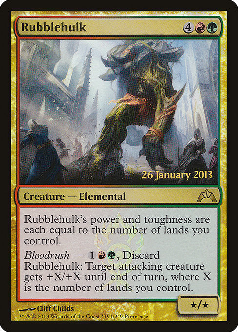 Rubblehulk - Foil - Prerelease Promo