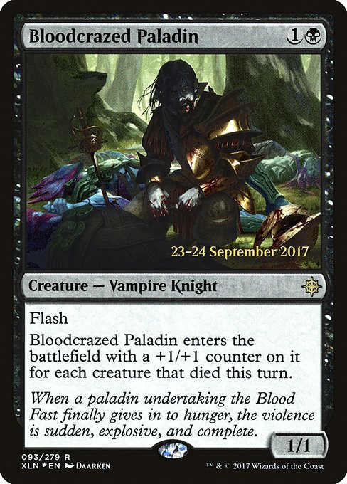 Bloodcrazed Paladin - Foil - Prerelease Promo