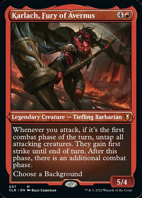 Karlach, Fury of Avernus - Foil-Etched