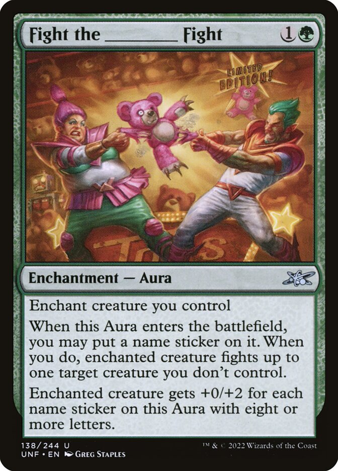 Fight the ________ Fight - Foil