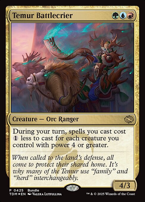 Temur Battlecrier - Bundle Foil