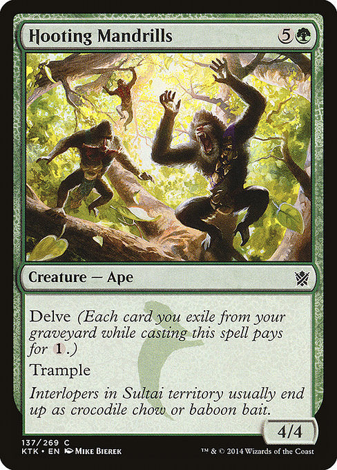 Hooting Mandrills - Foil
