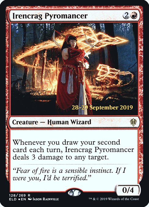 Irencrag Pyromancer - Foil - Prerelease Promo