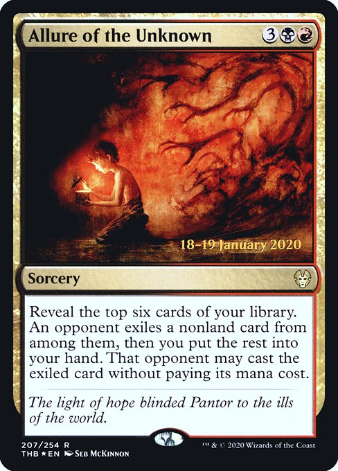 Allure of the Unknown - Foil - Prerelease Promo