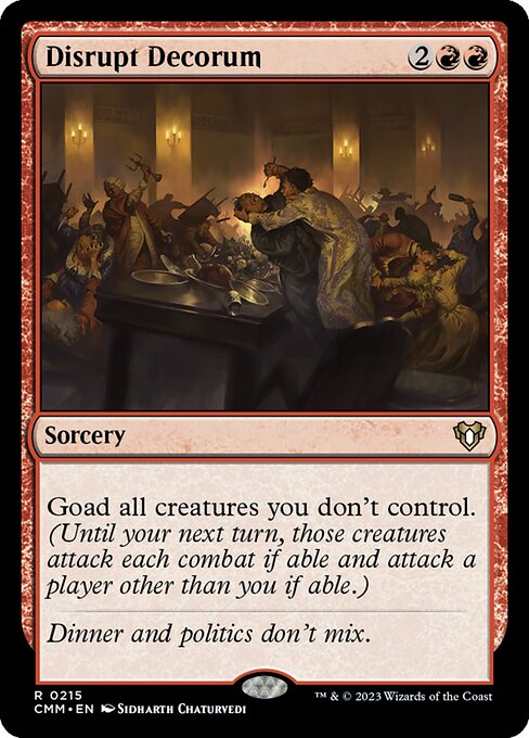 Disrupt Decorum - Foil